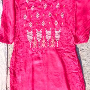 70 % Off Gorgeous Pink Kurta And Plazo