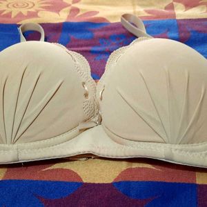 Push Up Rose Silk Bra