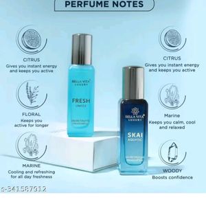 Bella Vita Organic Luxury Unisex Perfumes Fresh