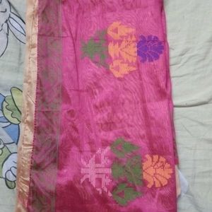 Beautiful Multi Colour Organza Saree