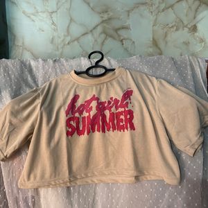 Crop Summer T Shirt