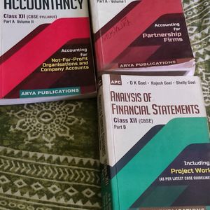 Accountancy All Books Of Class 12th