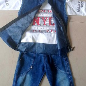 Denim Dress For Boys