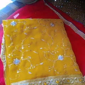 Wedding Wear Once Time Use Saree