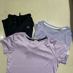 Combo Of 3 Active Wear Tshirts