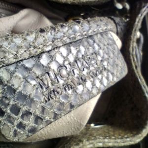 Michael Kors Python Embossed Leather Bag