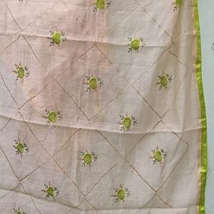 Green Banarsi Suit Plazo Dupatta