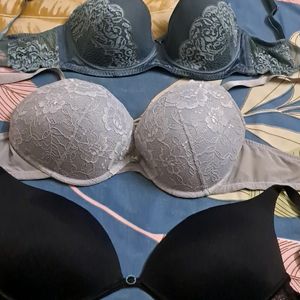 Combo Of Three Imported Fabric Bra