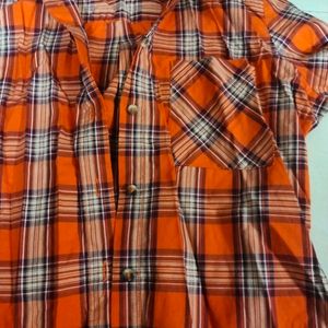 MAX beautiful Ladies Checks Button Up Shirt