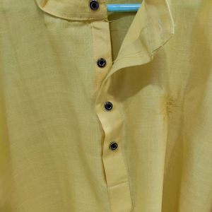 Mens Yellow Kurta