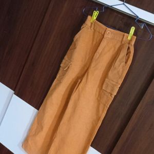 Brown Cargo Jeans