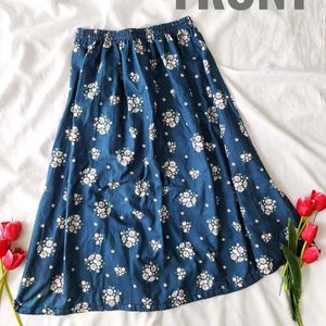 Floral Half Skirt