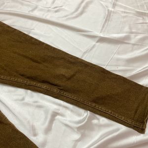 Brown High Waist Jeans