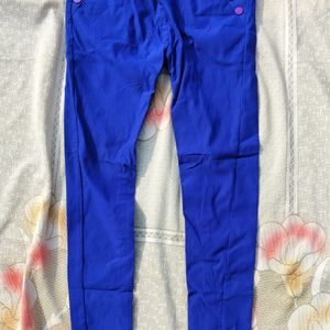 Woman Blue Jeggings