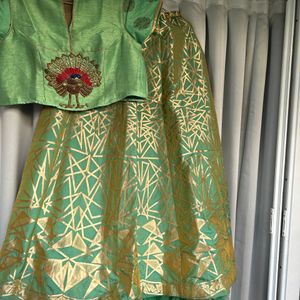 Peacock Design Lehenga Set