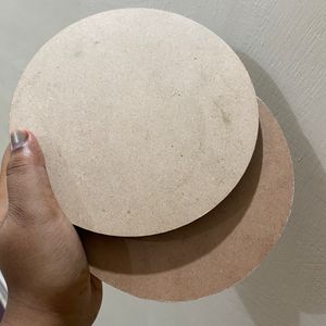 Round Combo Of 6 Piece MDF Board for Art