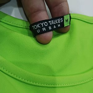 Tokyo Talkies Neon Green Top