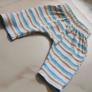 Babyhug 3-6 Months Cotton White Pant