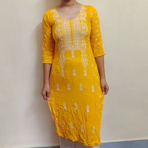 Yellow kurta