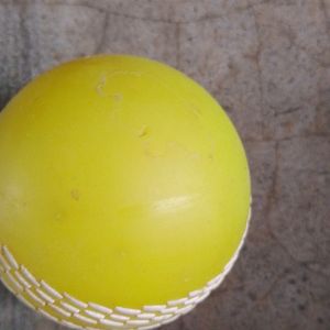 Yellow Rubber T-20 Ball