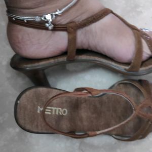 Metro Brown Heels