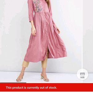 Max Long Kurta Dress,Openable Buttons