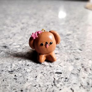 Dog Clay Charm