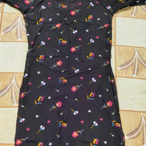 Women's A Line Floral Kurta