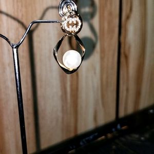 Korean Pearl Stone Earring