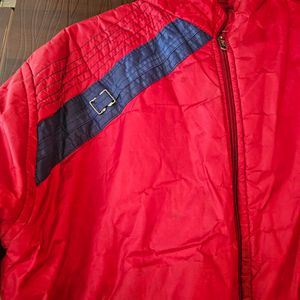 Red Puffer Jacket!!