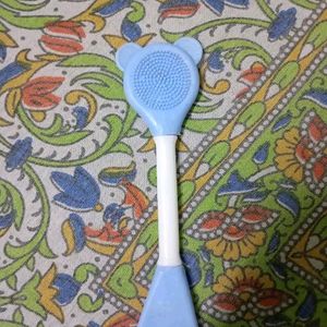 2 Pc Double-Headed Facial Massage Brush