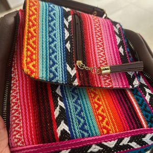 Multicolored Handbag