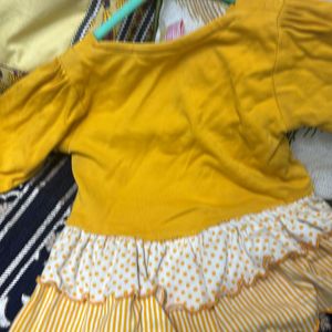 Yellow Dress For Kids