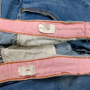 Blue Denim Jeans For Girls 8-12 Yrs