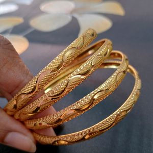 Gold Brass Bangles