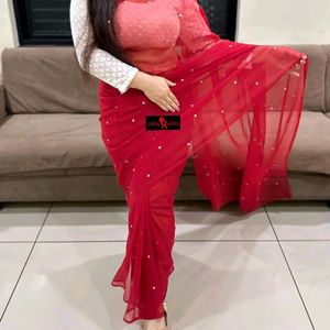 Net Saree