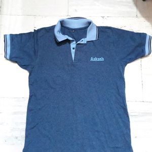 New Men T-shirt In Navy Blue Colour