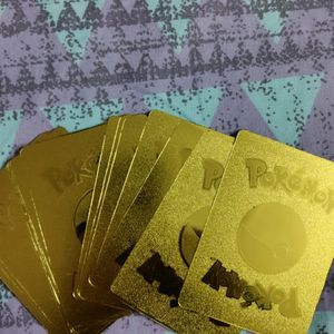 Pokemon Golden Legendary Cards With Metal Box