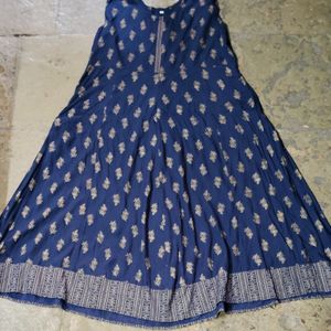 Ethnic Ananrkali Kurti With Jecket