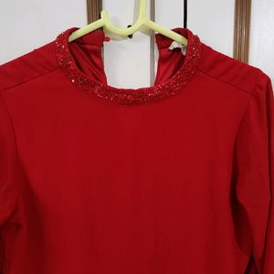 Red Hot Party Top By AND