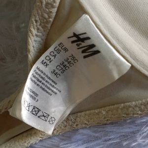 H&M Schiffli Padded Bra