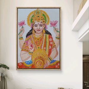 Maa Laxmi Drawing A4 Size Handmade