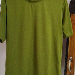 Olive Green Free Size T Shirt