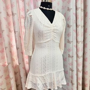 Ivory Lace Dress