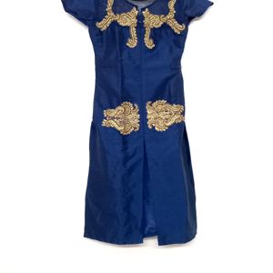 Navy Blue Kurti