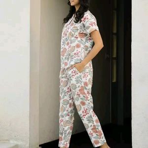 Women Cotton Nightsuits/Co- Ord Set