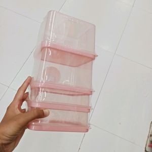 Homeone 4pcs Storage Containers