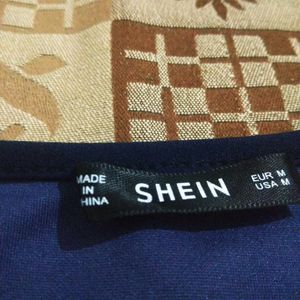 New Shein Navy Blue Dress Size M