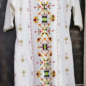 Beutiful White Kurti