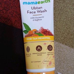 Mamaearth Ubtan Face Wash With Turmeric & Saffron